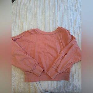 Pink Free People sweatshirt